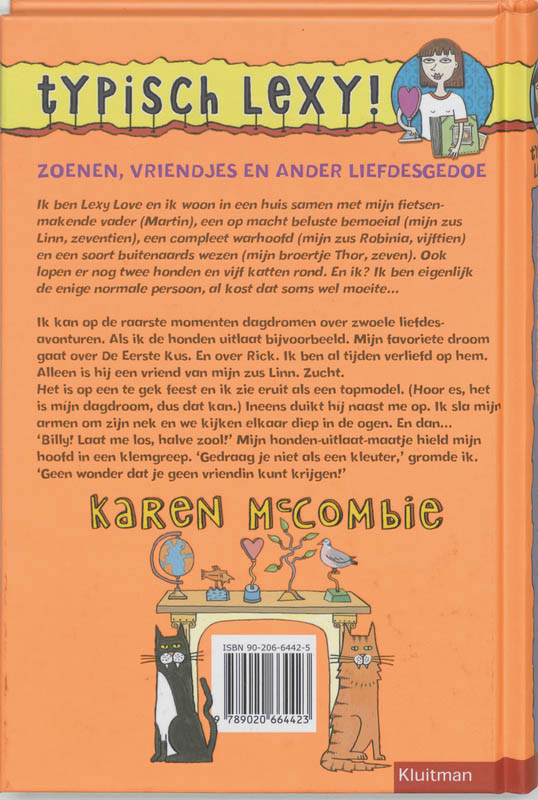 Zoenen, vriendjes en andere liefdesgedoe / Typisch Lexy achterkant