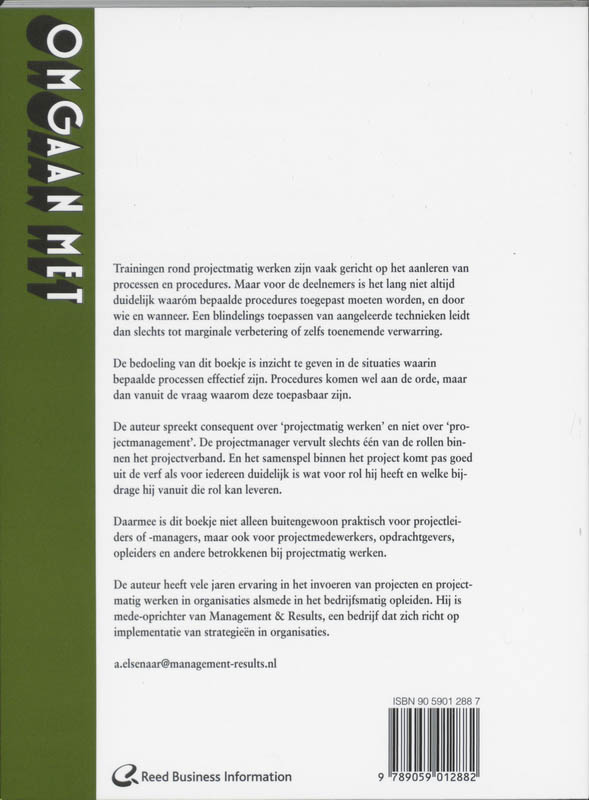 Omgaan met projecten achterkant