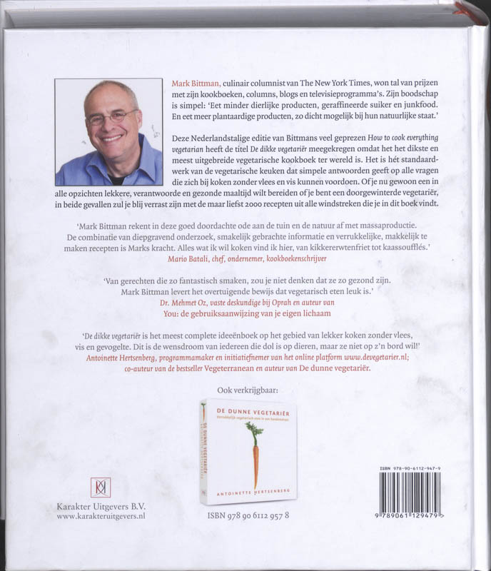 De dikke vegetariër achterkant
