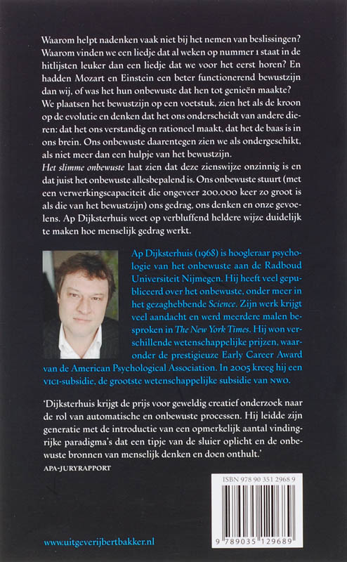 Het slimme onbewuste achterkant