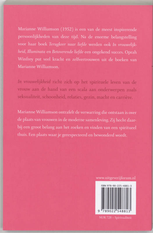 In vrouwelijkheid achterkant