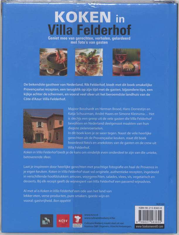 Koken In Villa Felderhof achterkant