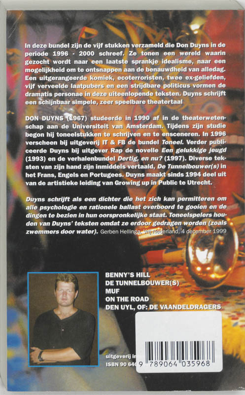 Meer toneel achterkant