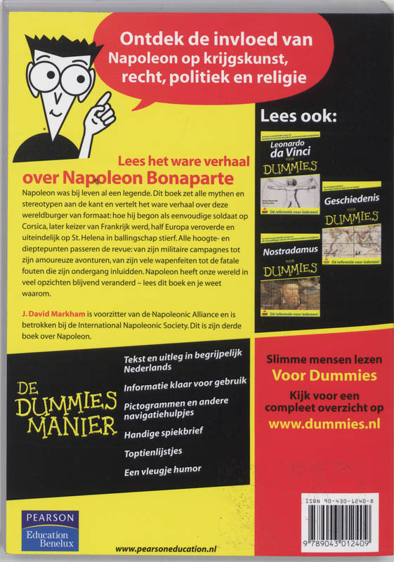 Napoleon voor Dummies / Voor Dummies achterkant