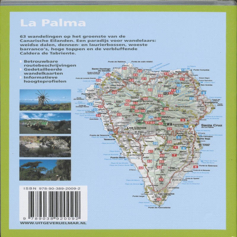 Rother La Palma / Rother Wandelgidsen achterkant