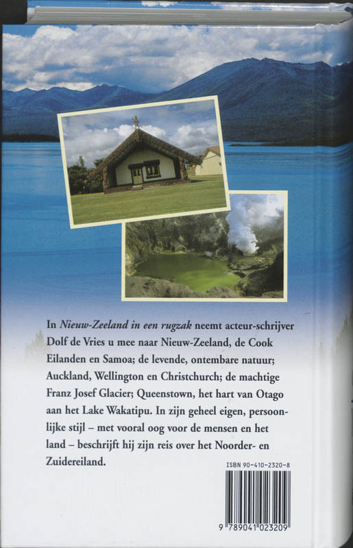 Nieuw-Zeeland In Een Rugzak achterkant