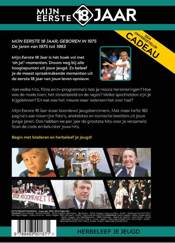 Geboren in 1975 / Mijn eerste 18 jaar achterkant