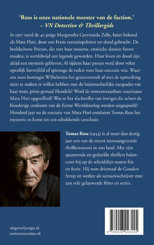 De tranen van Mata Hari achterkant