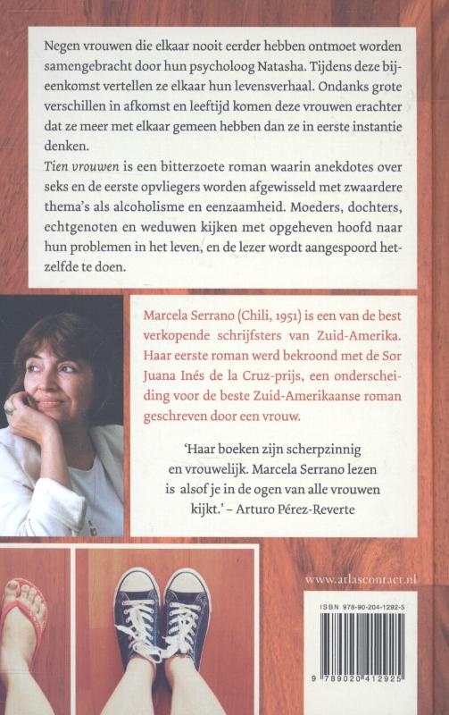 Tien vrouwen achterkant