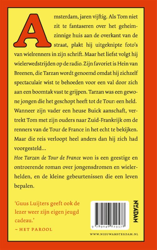 Hoe Tarzan de Tour de France won achterkant