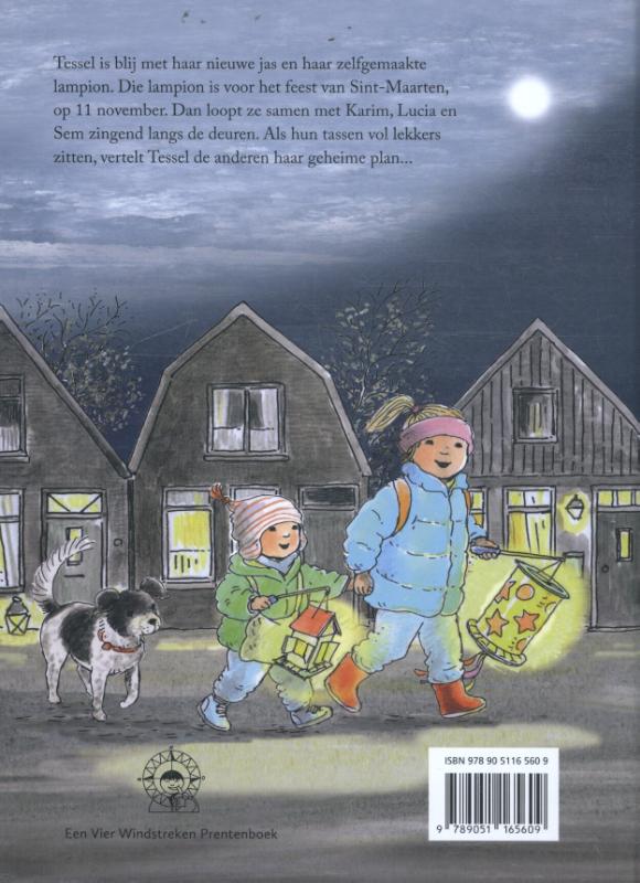 Tessel viert Sint-Maarten achterkant