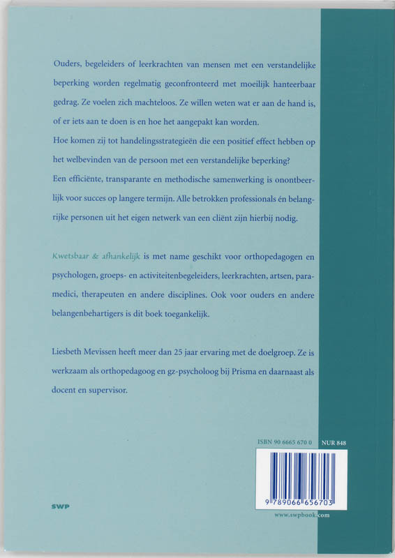 Kwetsbaar en afhankelijk achterkant