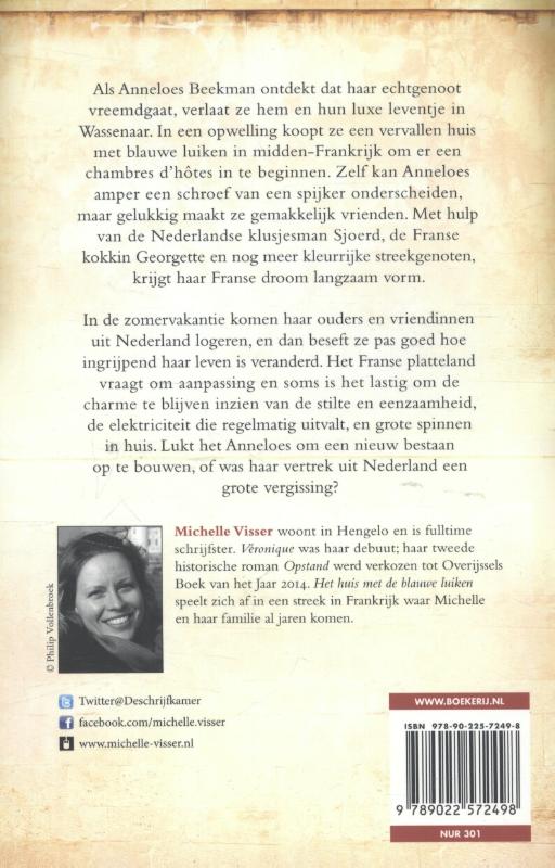 Het huis met de blauwe luiken achterkant