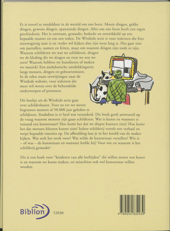 Schilderkunst Witskids achterkant