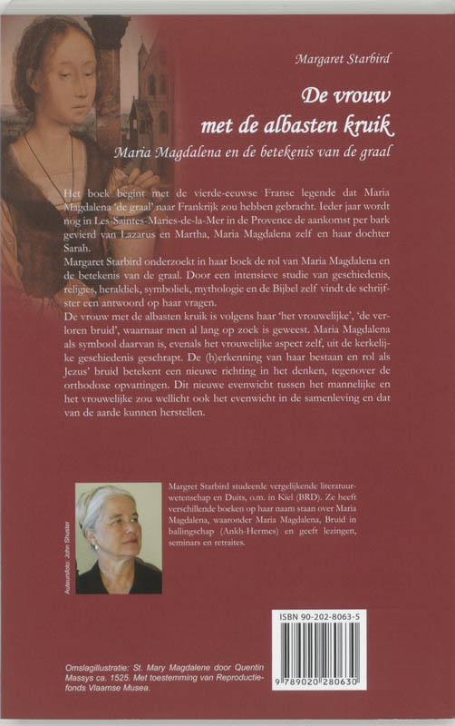 De Vrouw Met De Albasten Kruik achterkant