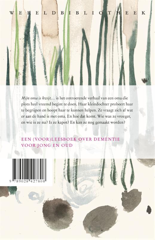 Mijn oma is kwijt… achterkant