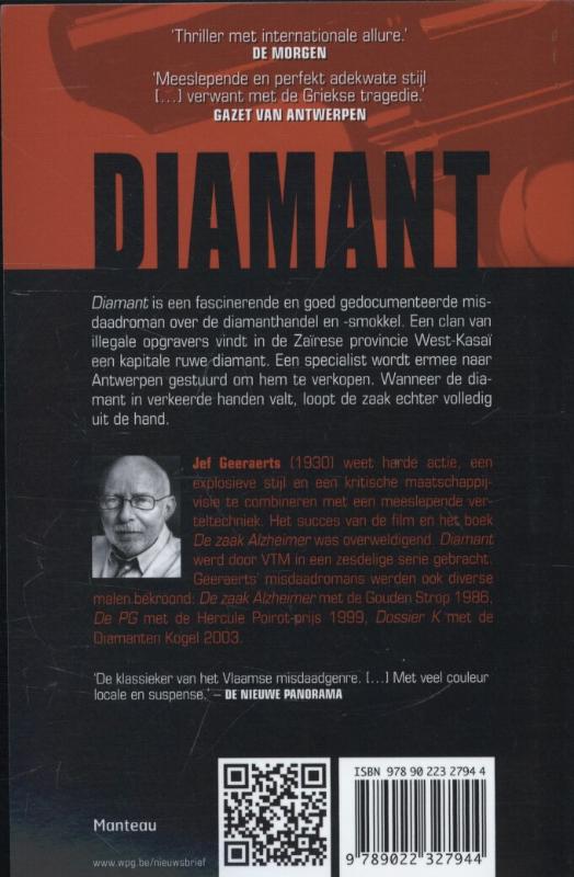 Diamant achterkant