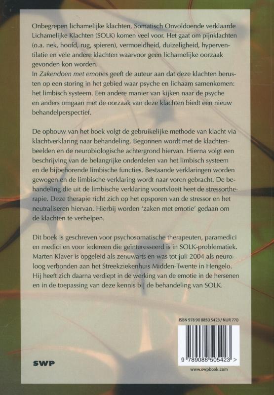 Zakendoen met emoties achterkant