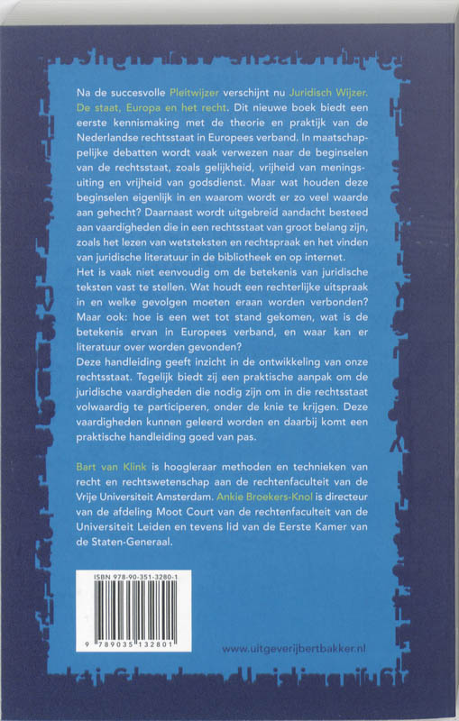 Juridisch wijzer achterkant