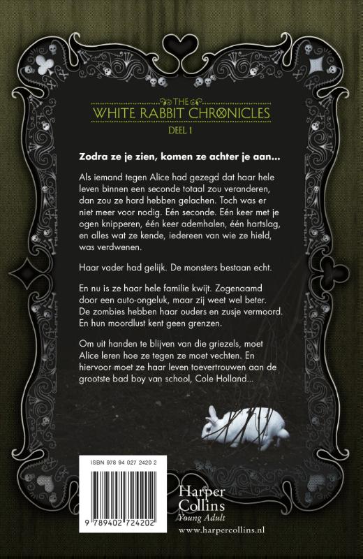 Alice in Zombieland / The White Rabbit Chronicles / 1 achterkant