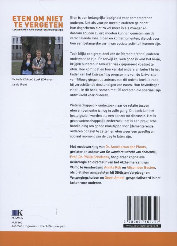 Eten om niet te vergeten achterkant