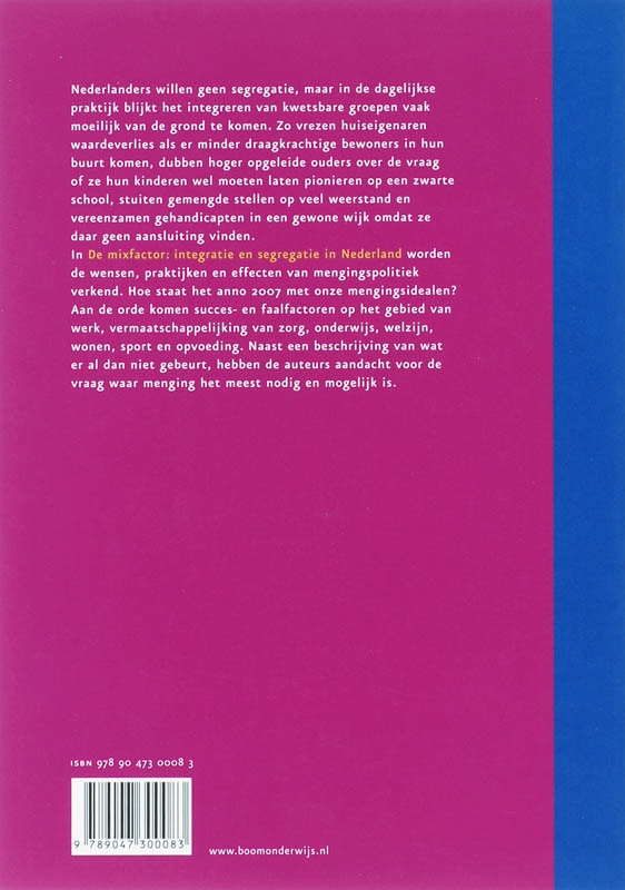 De mixfactor achterkant