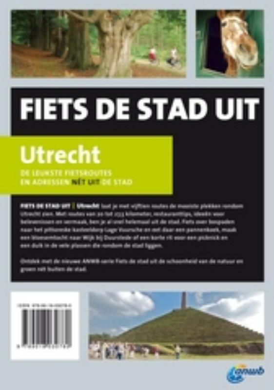 Fiets de stad uit Utrecht achterkant