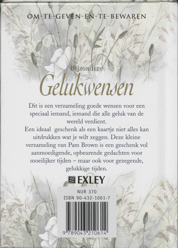 Bijzondere Gelukwensen achterkant