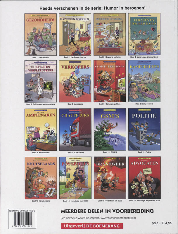 Knutselaars / Humor in beroepen / 13 achterkant