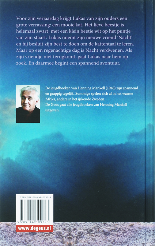 Lukas en de kat die van regen hield achterkant