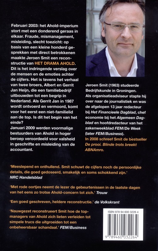 Het drama Ahold / druk 18 achterkant