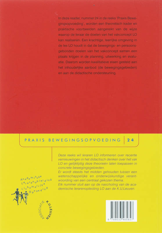 Lichamelijke opvoeding in een krachtige leeromgeving / Praxis bewegingsopvoeding / 24 achterkant