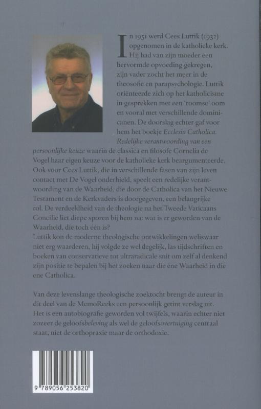 Mijn weg naar de Catholica / MemoReeks / 33 achterkant