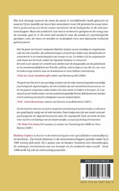 De gesel van Darwin achterkant