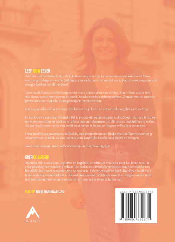 Leef Jouw Leven achterkant