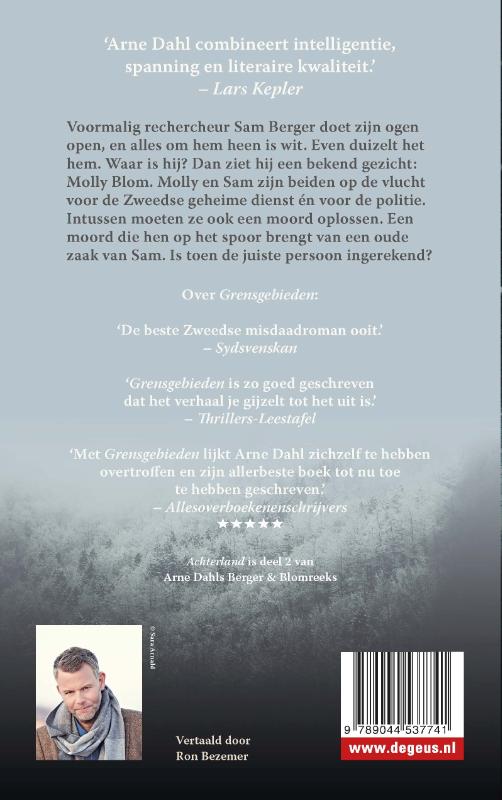 Achterland / Berger & Blom / 2 achterkant