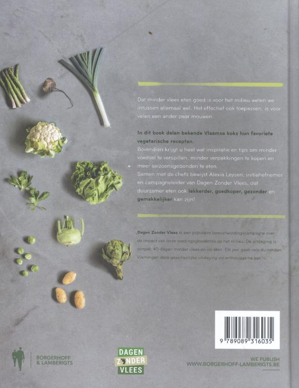 Dagen zonder vlees achterkant