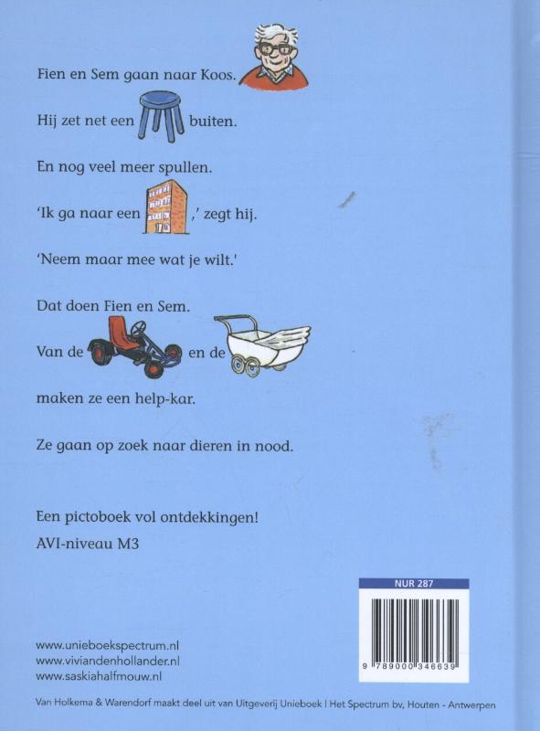 Kijk, wat raar! / Fien & Sem achterkant