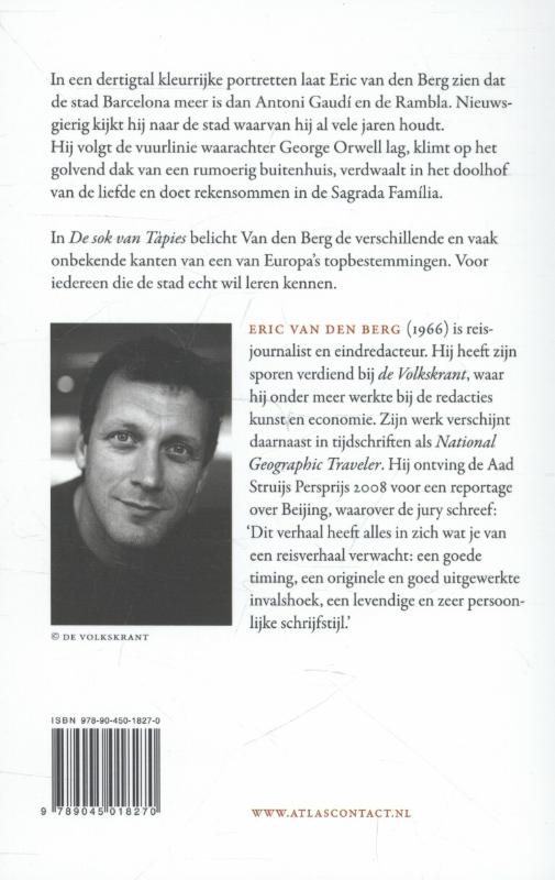 De sok van Tapies achterkant