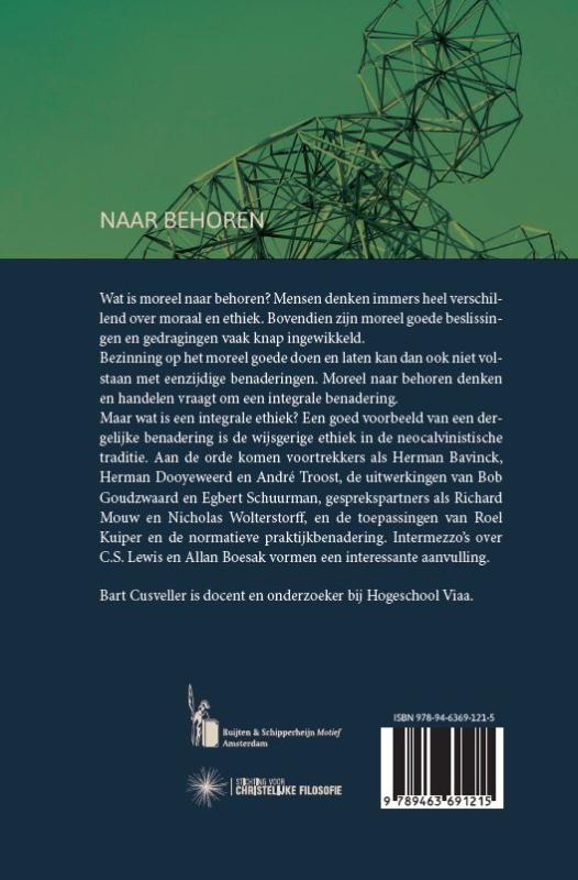 Naar behoren / Verantwoording achterkant