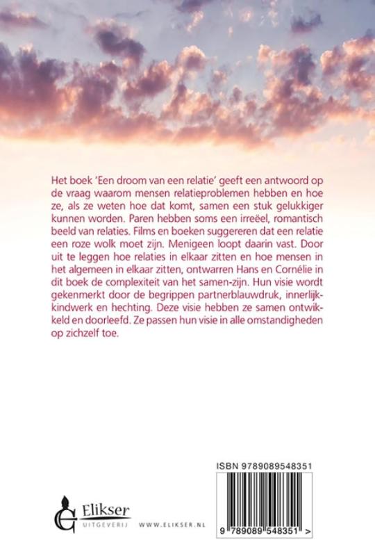 Een droom van een relatie achterkant