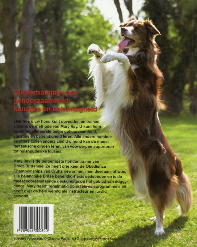 Clickertraining voor honden achterkant