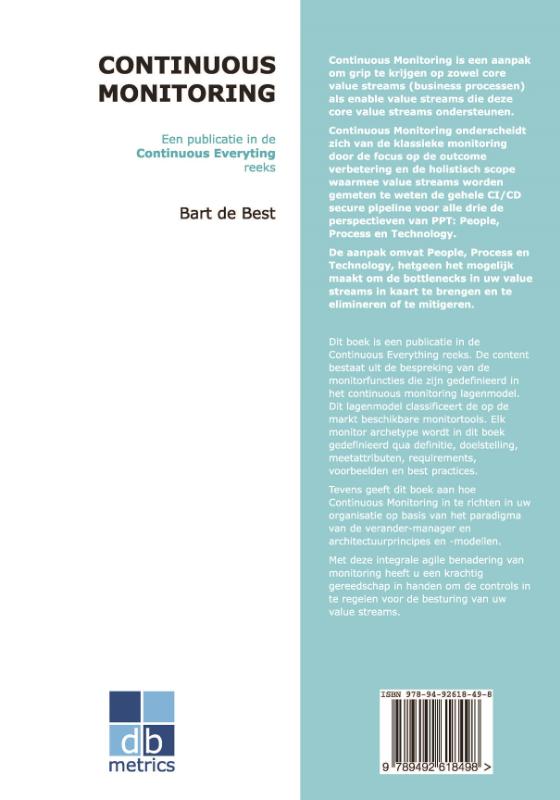 Continuous Everything - Continuous Monitoring achterkant