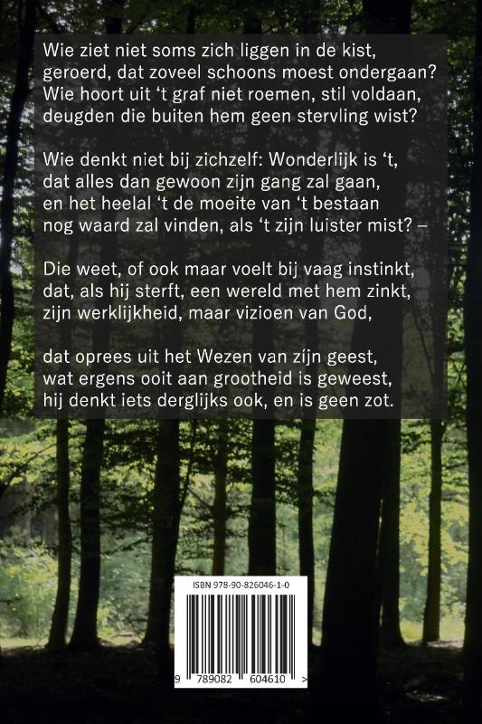 Ten grave achterkant