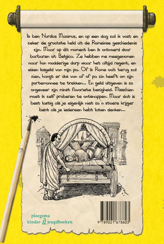 Het dagboek van Nurdius Maximus in Belgica / Nurdius Maximus achterkant