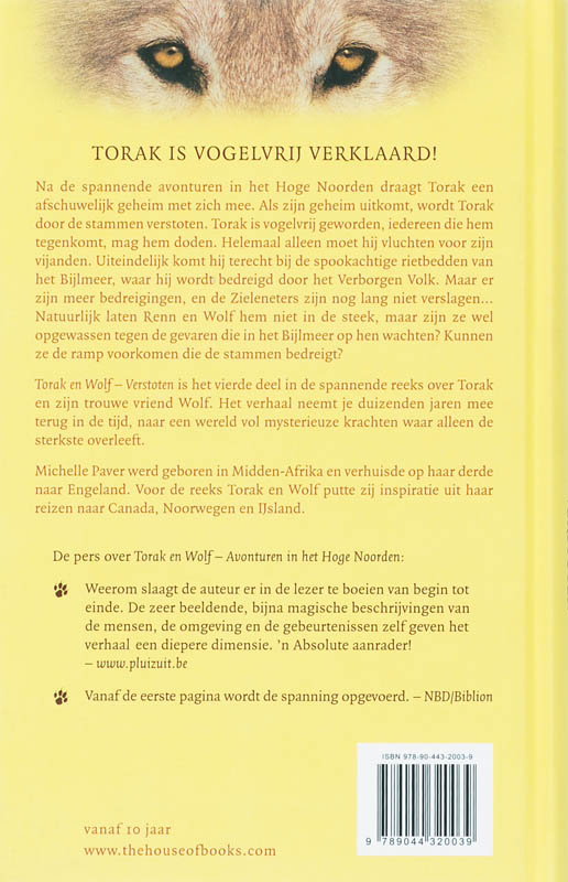 Verstoten / Torak en Wolf / 4 achterkant