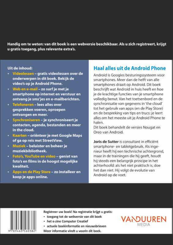 Ontdek  -   Ontdek de Android Phone achterkant