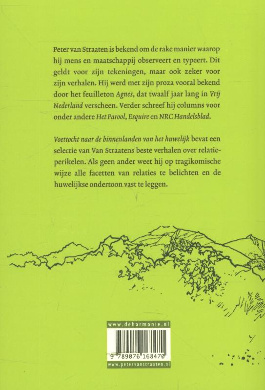 Voettocht naar de binnenlanden van het huwelijk achterkant