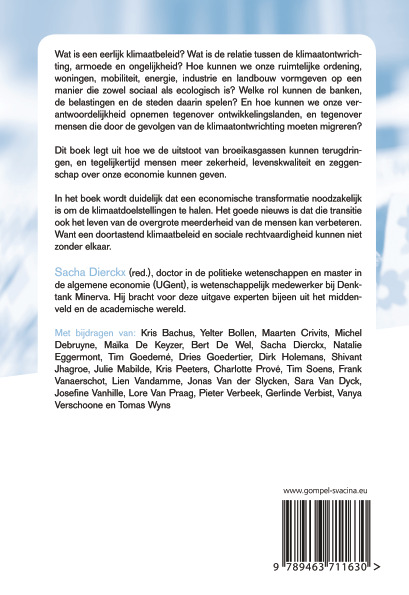 Denktank Minerva 0 -   Klimaat en sociale rechtvaardigheid achterkant