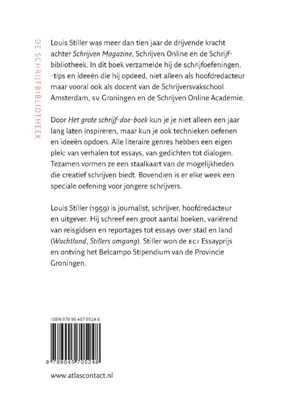 De schrijfbibliotheek - Het grote schrijf-doe-boek achterkant